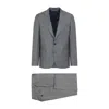 Paul Smith Grey Wool-blend Suit With Tailored Fit In Gray