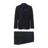Paul Smith Tailored Two Button Suit With Flap Pockets In Black