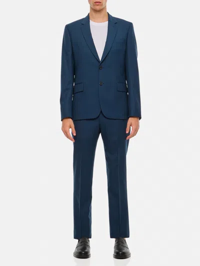 Paul Smith Dark Blue Double Breasted Blazer In Blau