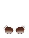 Paul Smith Mabley 53mm Gradient Round Sunglasses In Brown