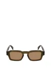 Paul Smith Latimer 49mm Small Modified Rectangular Sunglasses In Brown