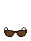 Paul Smith Loxham 52mm Modified Rectangular Sunglasses In Brown