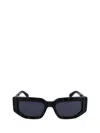 Paul Smith Kennet Geometric Sunglasses, 54mm In Allover Stripes Black
