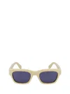 Paul Smith Loxham 52mm Modified Rectangular Sunglasses In Yellow