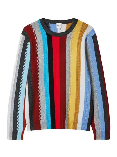 PAUL SMITH SUÉTER CUELLO REDONDO - MULTICOLOR
