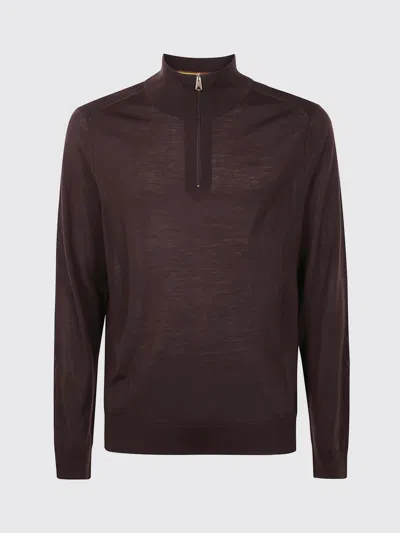PAUL SMITH SWEATER PAUL SMITH MEN COLOR BROWN,H19578032