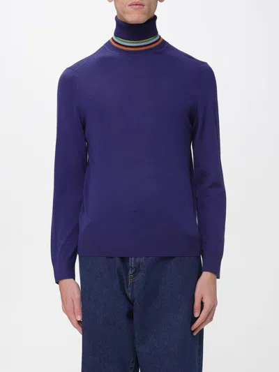 Paul Smith Sweater  Men Color Violet In Multi