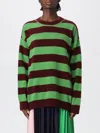 Paul Smith Sweater  Woman Color Green In Animal Print