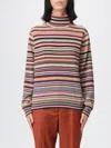 Paul Smith Women's 'signature Stripe' Roll Neck Sweater Multicolour In Multi
