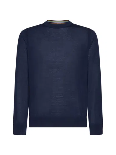 Paul Smith Sweater In Dark Navy Blue
