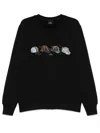 Paul Smith Mens Cycling Caps Graphic Sweatshirt In Black