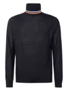 Paul Smith Wool Turtle-neck Sweater In Black