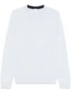 Paul Smith Sky Blue Crew Neck Sweater In Blue