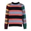 Paul Smith Large Striped Crewneck Sweater In Multicolor