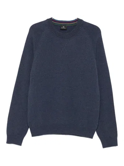 Paul Smith Merino Wool Jumper In Blue