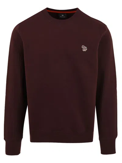 Paul Smith Sweaters Red In Brown