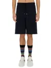 Paul Smith Men Sweatshirt Bermuda In Blue