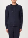 Paul Smith Waffle-texture Lounge Hoodie In Blau