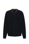 Paul Smith Man Sweatshirt Midnight Blue Size S Cotton In Black