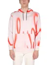 PAUL SMITH PAUL SMITH SWEATSHIRT WITH SPRAY PRINT