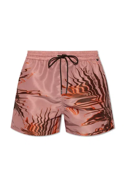 Paul Smith Swim Shorts In Pink
