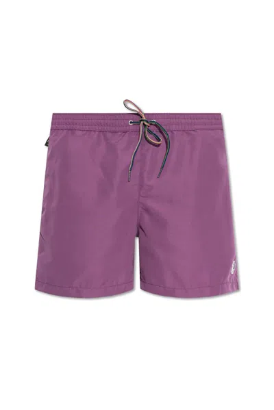 Paul Smith Swim Shorts In Purple