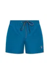 PAUL SMITH SWIMMING SHORTS WITH PATCH