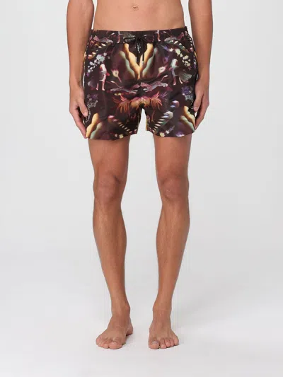 PAUL SMITH SWIMSUIT PAUL SMITH MEN COLOR BROWN,H00405032