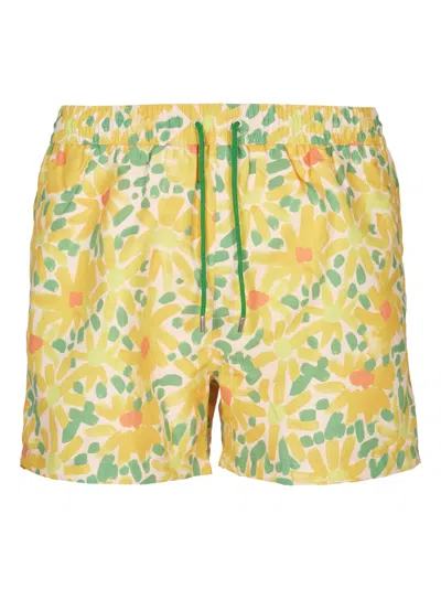 Paul Smith Swimsuit In Yellow