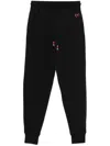 Paul Smith Swirl Heart Track Pants In Black