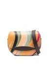 Paul Smith Swirl Leather Crossbody Bag In Multi
