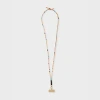 Paul Smith 'swirl' Leather Detachable Phone Strap Multicolour In Gold