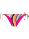 Paul Smith Swirl Print Bikini Briefs In Pink