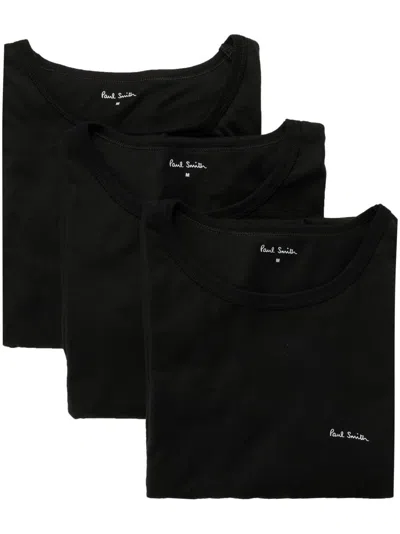 Paul Smith T-shirt (3-pack) In ブラック
