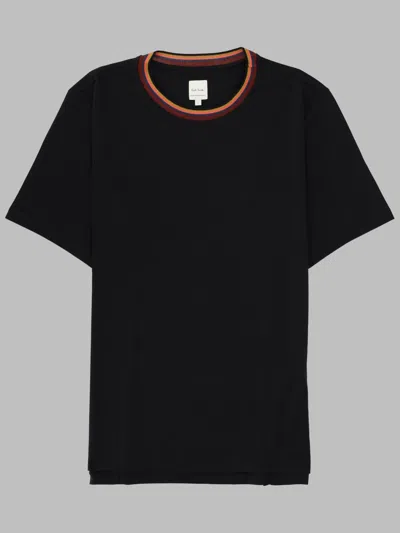 Paul Smith T Shirt Con Collo Stripes In Pink