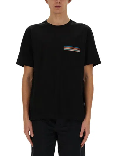 PAUL SMITH PAUL SMITH STRIPED POCKET T-SHIRT