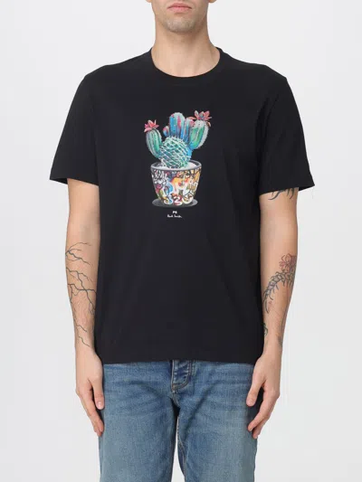 PAUL SMITH T-SHIRT PAUL SMITH MEN COLOR BLACK,H47883002