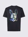 Paul Smith Mens Ss Tshirt Rabbit In Black