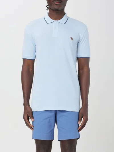 Paul Smith Ps Regular Fit Zebra Polo In Blue