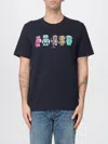 Paul Smith Robot Print T-shirt In Black