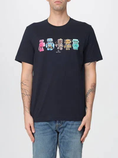 Paul Smith Robot Print T-shirt In Multi