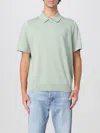 Paul Smith Green Organic Cotton Knitted Polo Shirt In Green