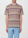 Paul Smith 'signature Stripe' Cotton T-shirt Multicolour In Multicolor
