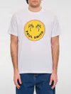 Paul Smith Palm Trees Cotton T-shirt In White