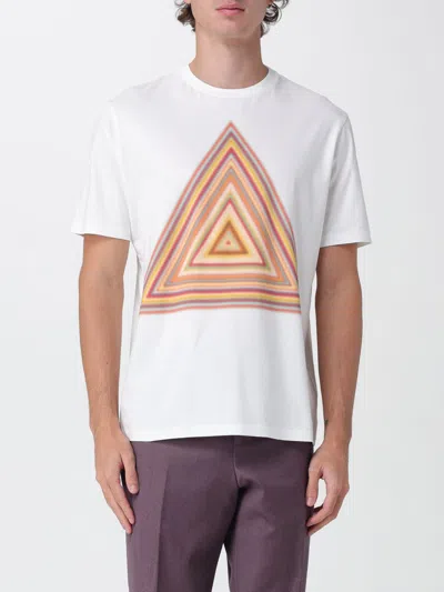 PAUL SMITH T-SHIRT PAUL SMITH MEN COLOR WHITE,H44233001