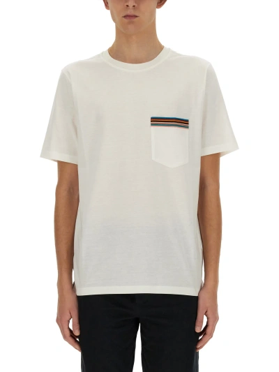 Paul Smith T-shirt With Logo In White