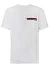 Paul Smith Chest-pocket Cotton T-shirt In White