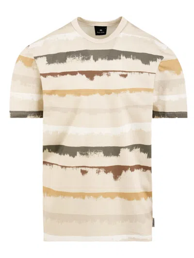 Paul Smith T Shirts And Polos White In Brown
