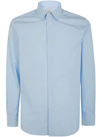 Paul Smith Mens S/c Tailored Fit Shirt In Blue