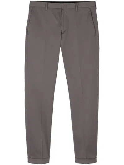 Paul Smith Tailored Cotton Trousers In Grey